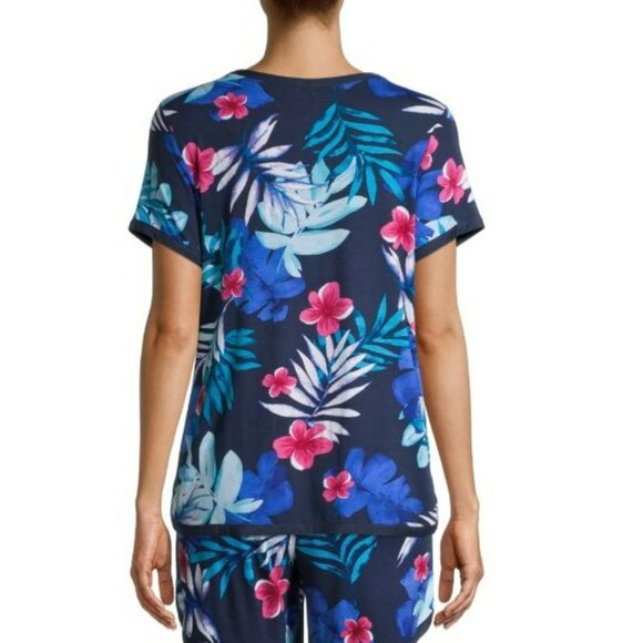 NWT Secret Treasures Essentials Women’s Large Crew Neck Sleepwear Top Pajama - Picture 3 of 3